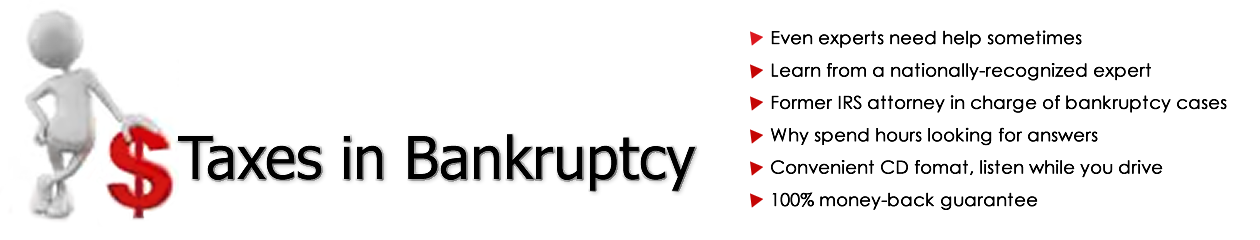 Taxes in Bankruptcy